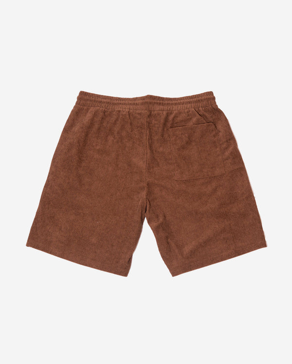 Sage Cord Comfort Shorts - Burgundy ZEALOTS LABEL
