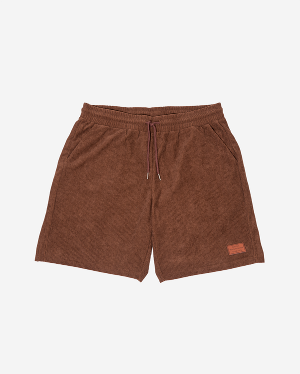 Sage Cord Comfort Shorts - Burgundy ZEALOTS LABEL