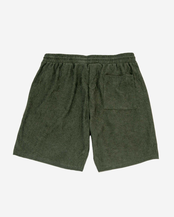 Sage Cord Comfort Shorts - Green ZEALOTS LABEL