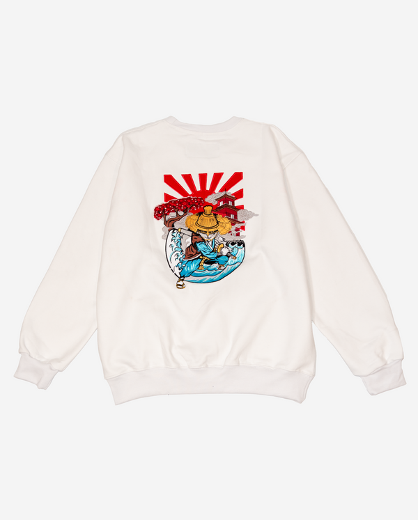Zealots Imperial Ninja Flying Cat Embroidery Crewneck ZEALOTS