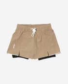 AeroCore Pro Compression Shorts - Beige ZEALOTS