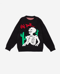 E Door Desert Skeleton Knit Sweater INKUTTU