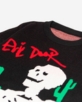 E Door Desert Skeleton Knit Sweater INKUTTU