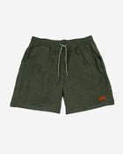 Sage Cord Comfort Shorts - Green ZEALOTS LABEL