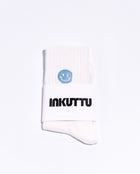 Crew Socks with Custom Simley Embroidery (3 Pairs) INKUTTU