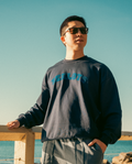 Zealots Signature Navy Crewneck Sweatshirt ZEALOTS